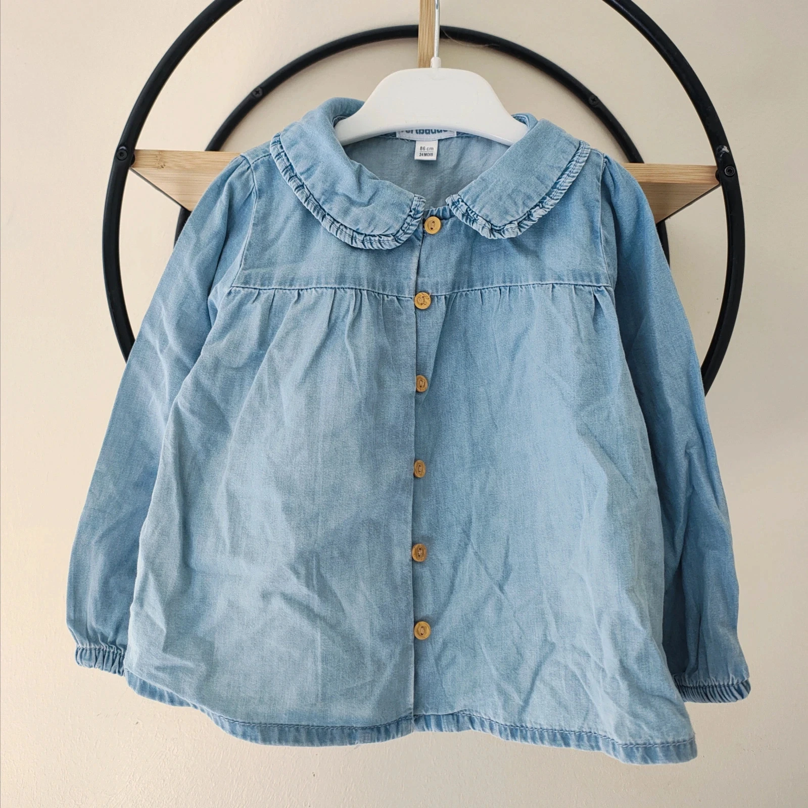 24 mois 2 ans blouse chemise Vertbaudet